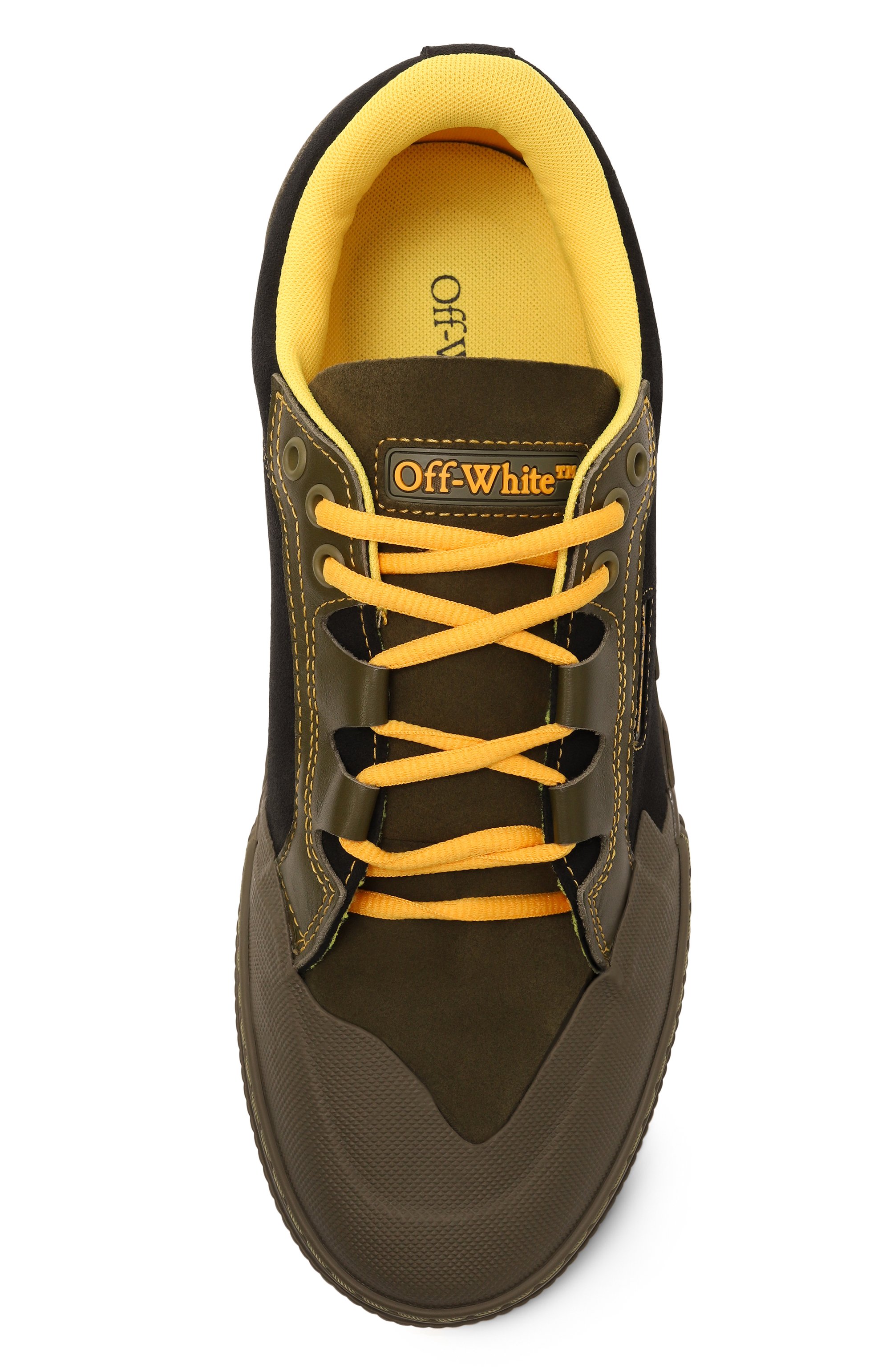 Замшевые кеды vulcanized 779 OFF-WHITE, арт. 0MIA296S25LEA001, фото 6