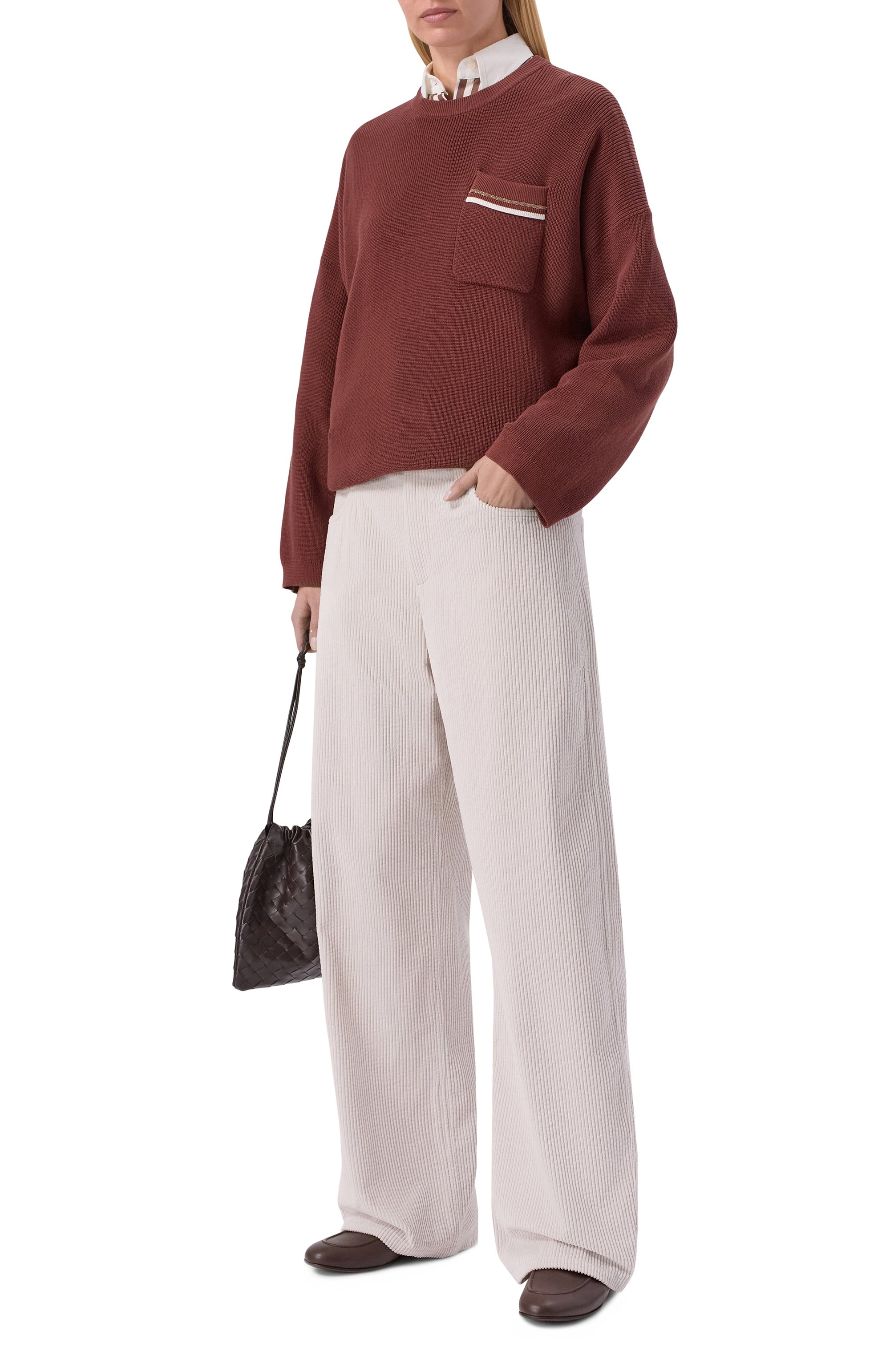 Вельветовые брюки BRUNELLO CUCINELLI, арт. MB144P9111, фото 2