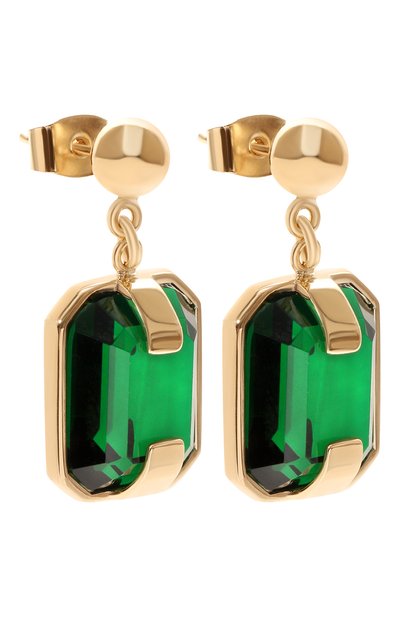 Серьги CRYSTALLINE JEWELLERY зеленого цвета по цене 9900 руб., арт. 382Y, фото 3 Серьги CRYSTALLINE JEWELLERY, арт. 382Y, фото 3