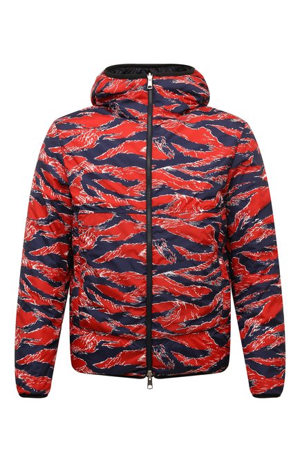 Мужская двусторонняя куртка MONCLER разноцветного цвета, арт. 1A000-08-M1601 | Фото 1 (Рукава: Длинные; Материал утеплителя: Пух и перо; Длина (верхняя одежда): Короткие; Материал сплава: Проставлено; Материал внешний: Синтетический материал; Драгоценные камни: Проставлено; Материал подклада: Синтетический материал)