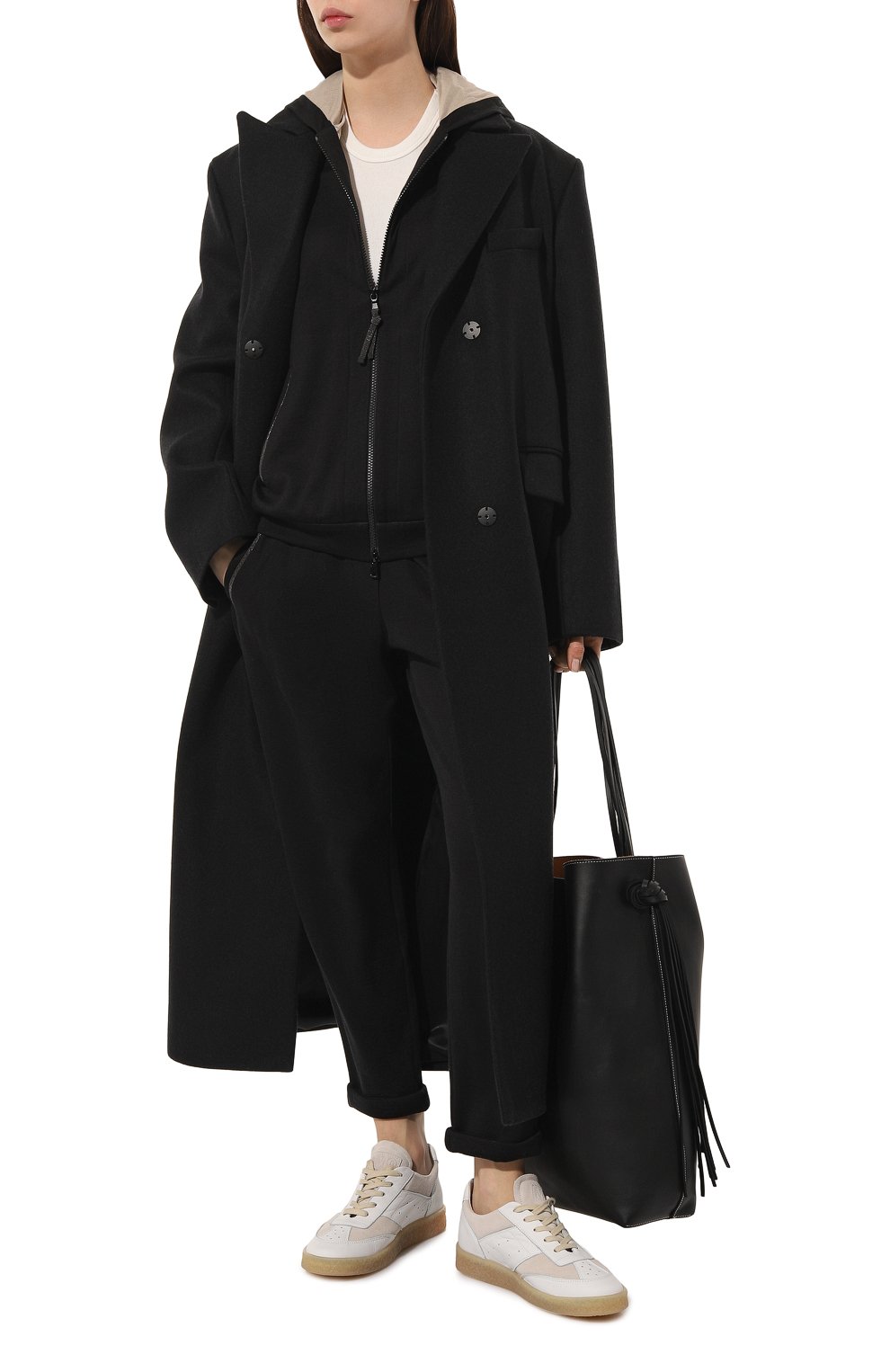 Брюки из хлопка и шелка BRUNELLO CUCINELLI, арт. MD828B1066, фото 2