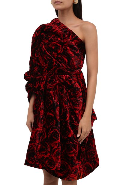 Платье DRIES VAN NOTEN красного цвета по цене 156000 руб., арт. 212-011035-3501, фото 3 Платье DRIES VAN NOTEN, арт. 212-011035-3501, фото 3