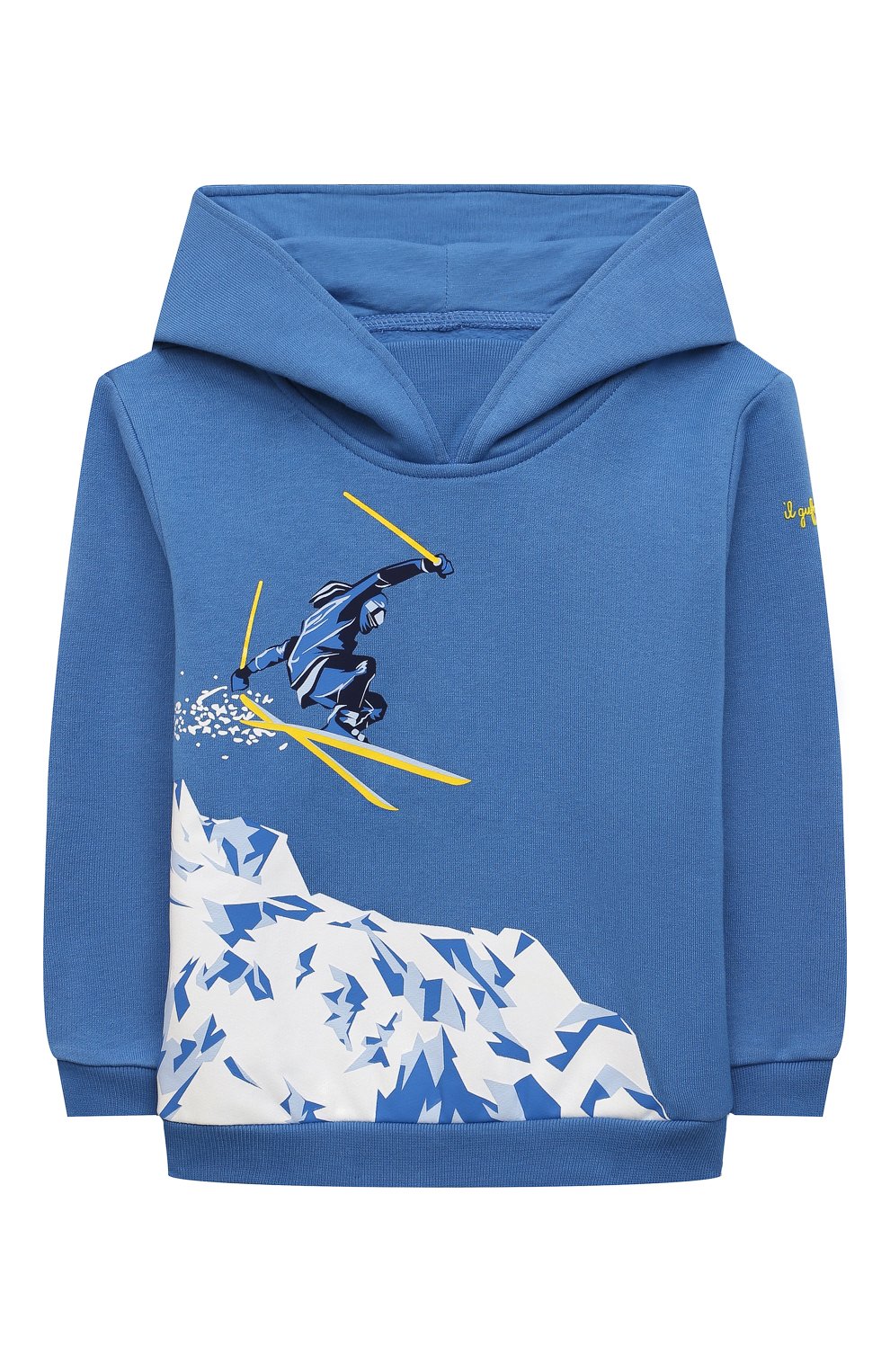 Хлопковое худи IL GUFO, арт. A21MF207M0107/10A-12A, фото 1