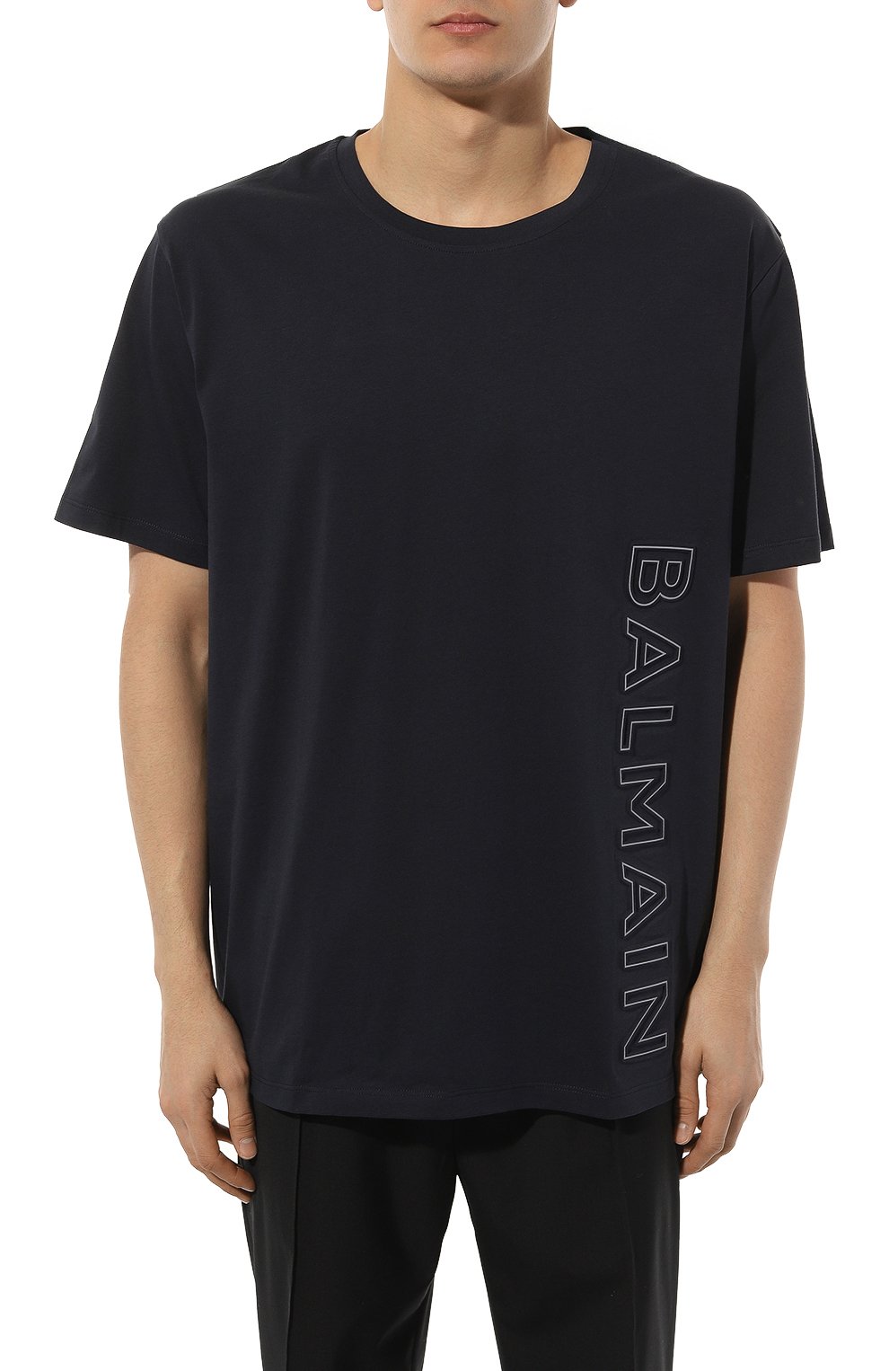 Хлопковая футболка BALMAIN, арт. BH0EG010BC22, фото 3