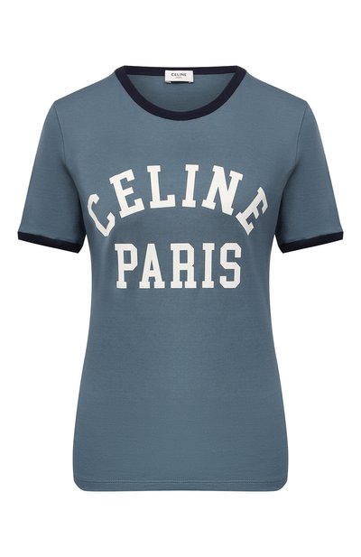 Женская х лопковая футболка CELINE, арт. 2X870501F