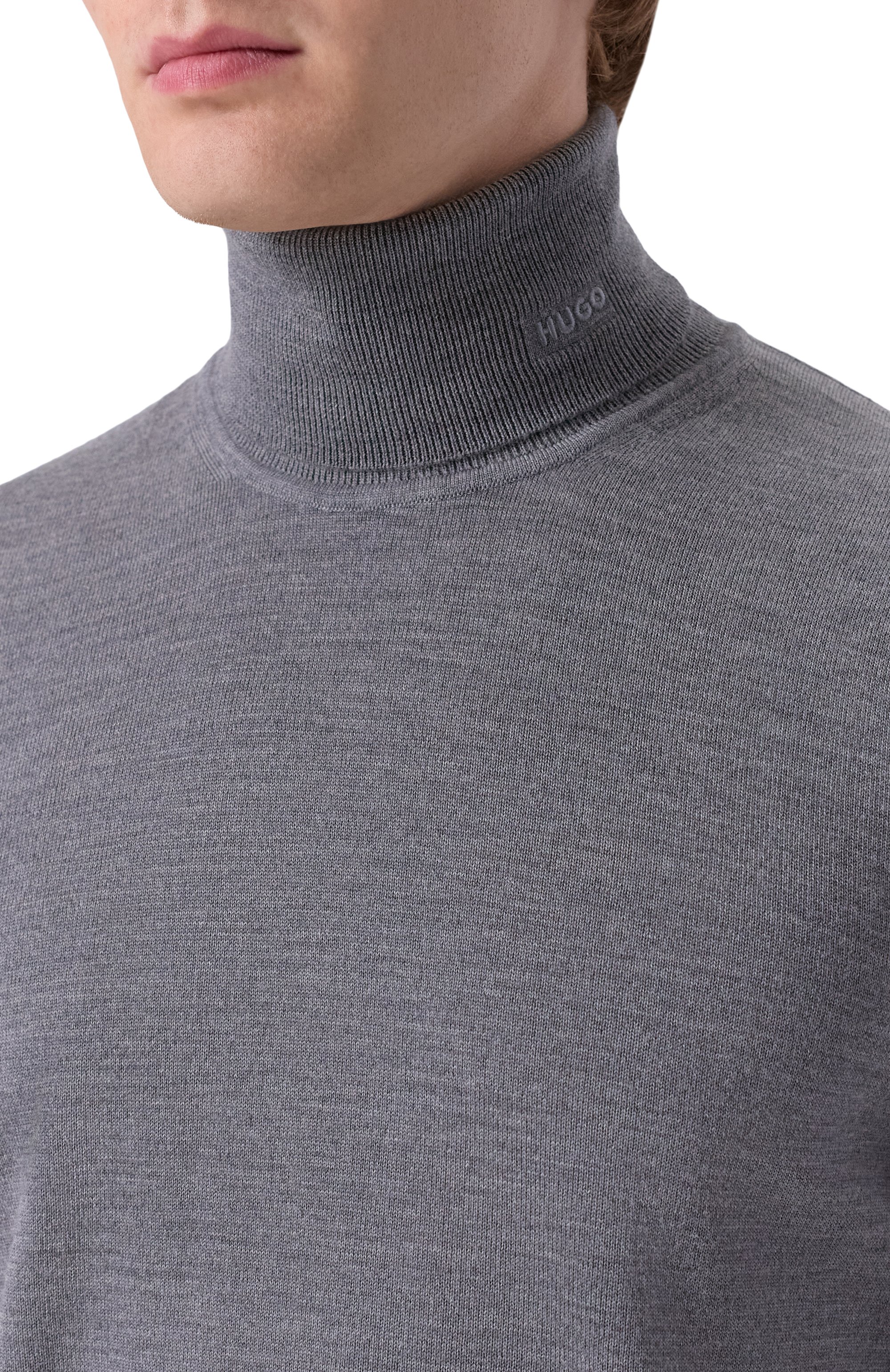 Шерстяная водолазка HUGO, арт. 50474174, фото 5