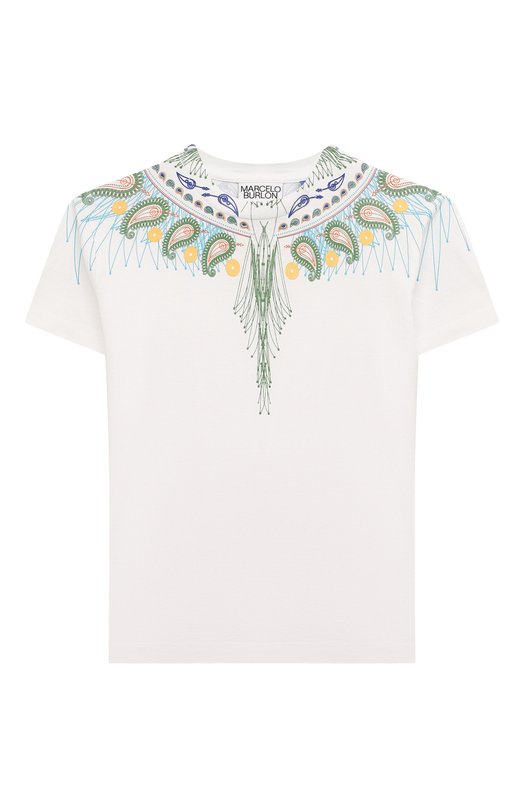 

Хлопковая футболка Marcelo Burlon Kids of Milan, Белый