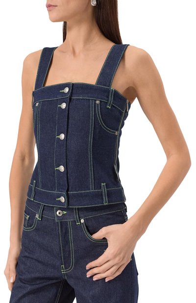 Джинсовый топ OFF-WHITE, арт. 0WYP009S25DEN0014600, фото 3