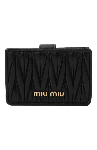 Кожаный футляр для кредитных карт MIU MIU, арт. 5MC280-N88-F0002, фото 1