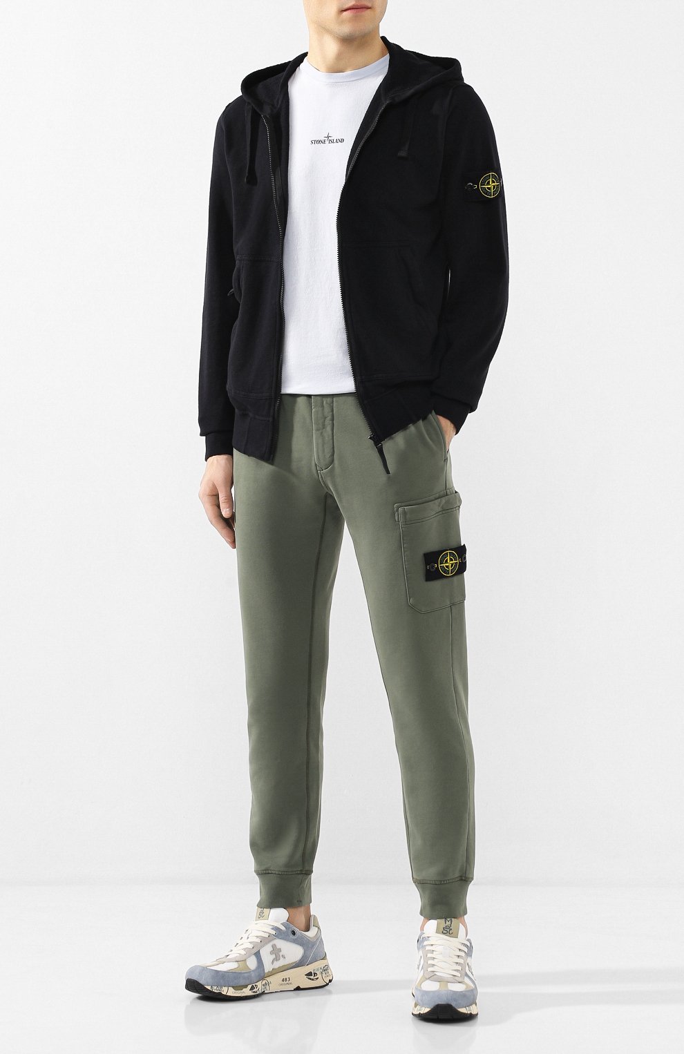 Хлопковая толстовка STONE ISLAND, арт. 721564860, фото 2