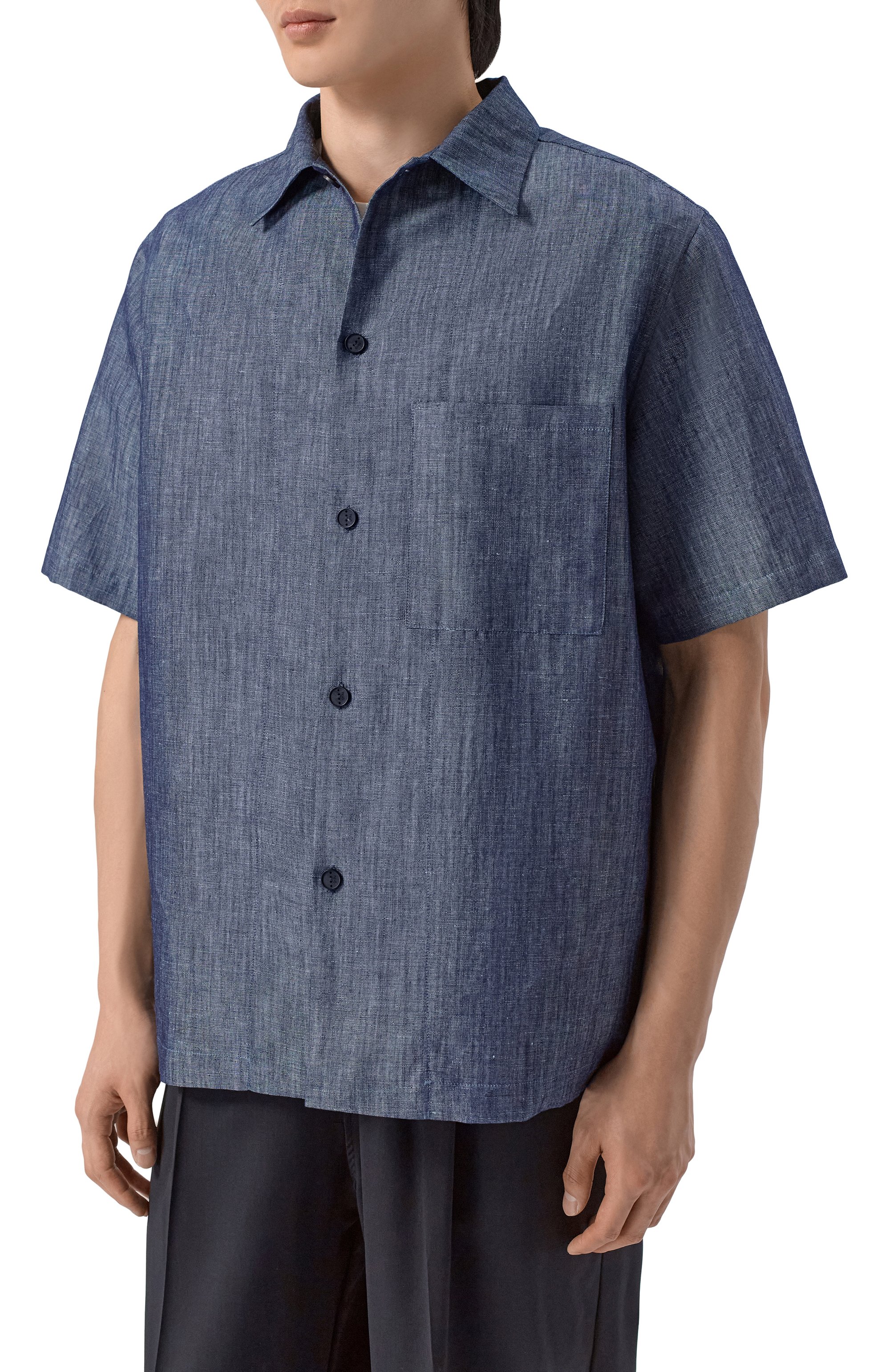 Рубашка изо льна и хлопка HEVO, арт. N0V0LIC/L740, фото 3