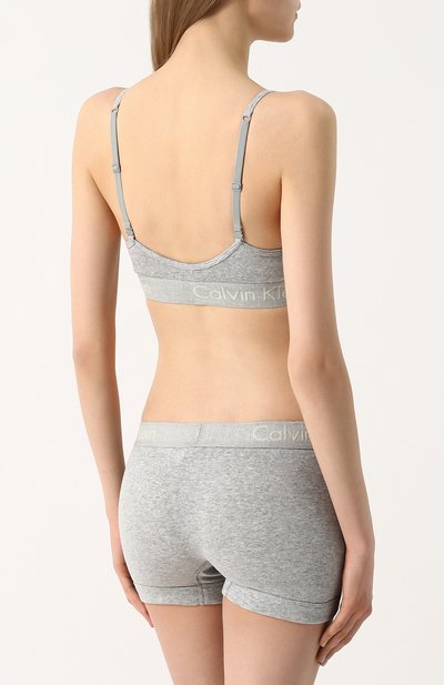Хлопковые шорты с логотипом бренда CALVIN KLEIN, арт. QF4511E, фото 3