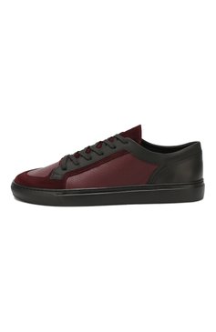 Мужские кожаные кеды HARRYS OF LONDON бордового цвета, арт. VIM SUEDE/S0FT MILLED/TECH | Фото 3 (Статус проверки: Проверена категория, Проверено; Подошва: Плоская; Материал внутренний: Натуральная кожа; Материал утеплителя: Без утеплителя; Стили: Классический; Материал сплава: Проставлено, Проверено; Драгоценные камни: Проставлено; Материал внешний: Натуральная кожа; Кросс-КТ: Низкие)
