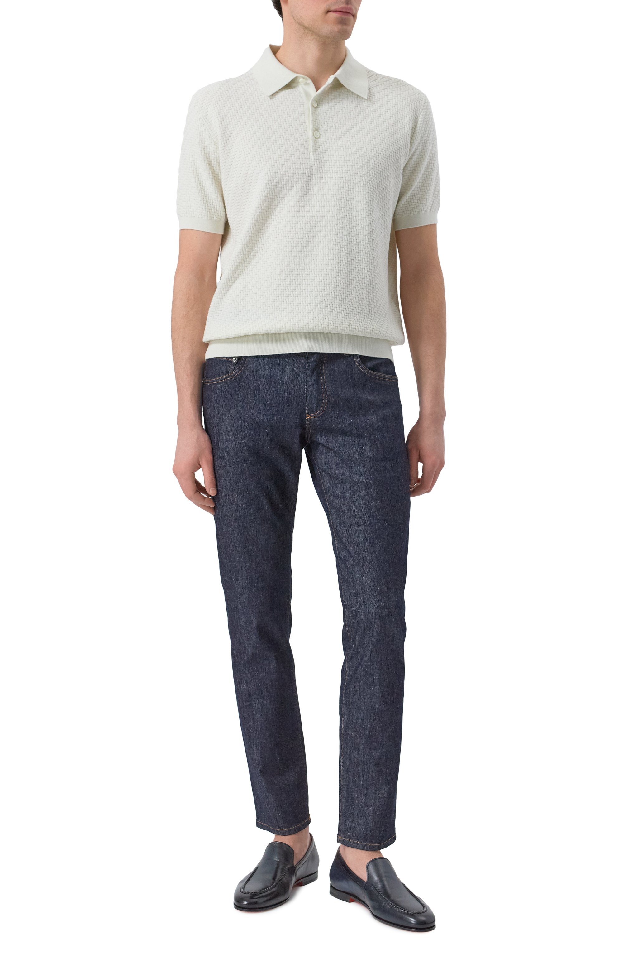 Кожаные лоферы carlos SANTONI, арт. MCNG18000SA4BSLFN01, фото 2