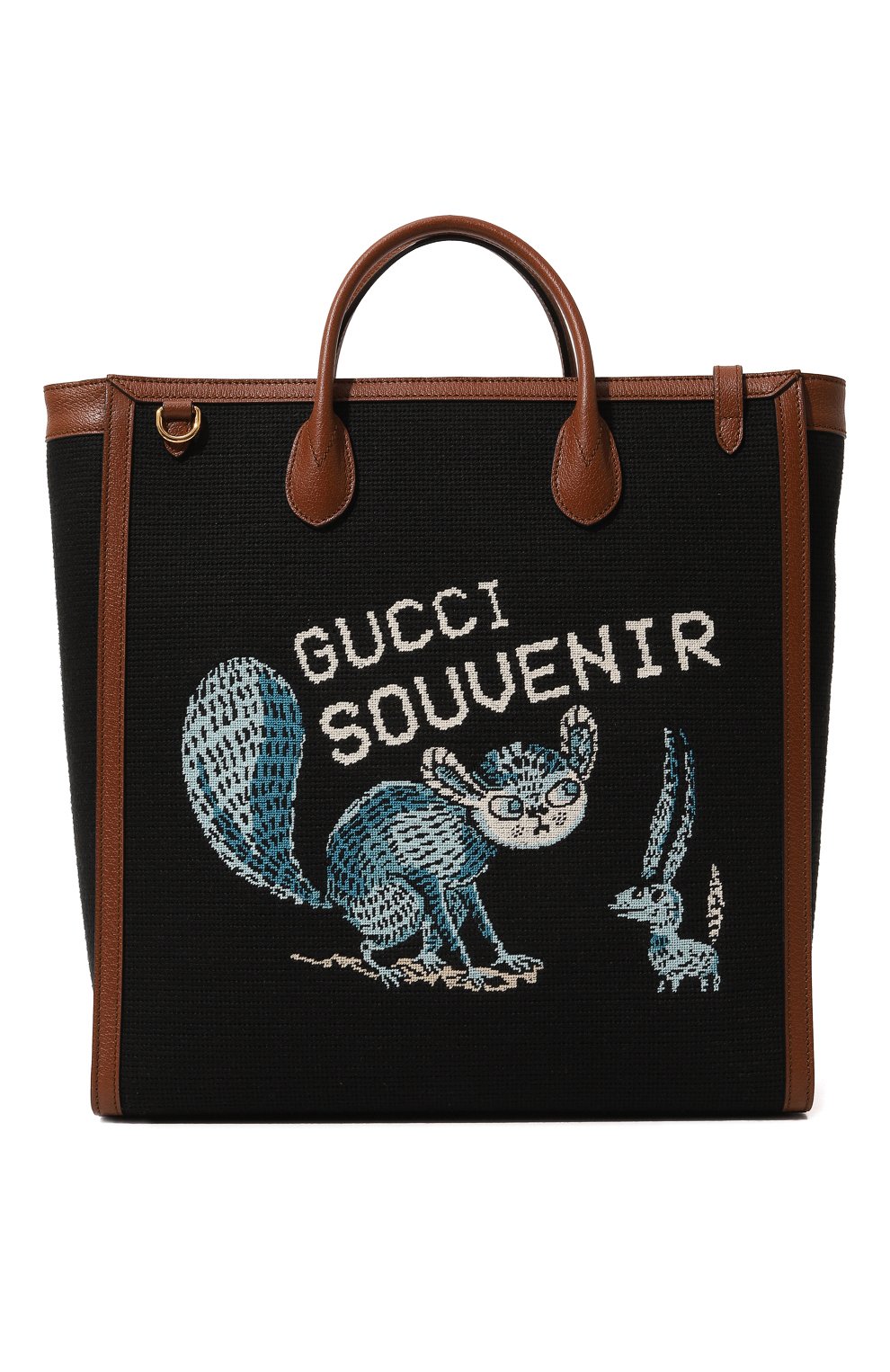 Текстильная сумка-тоут GUCCI, арт. 655607 9ARPG, фото 6