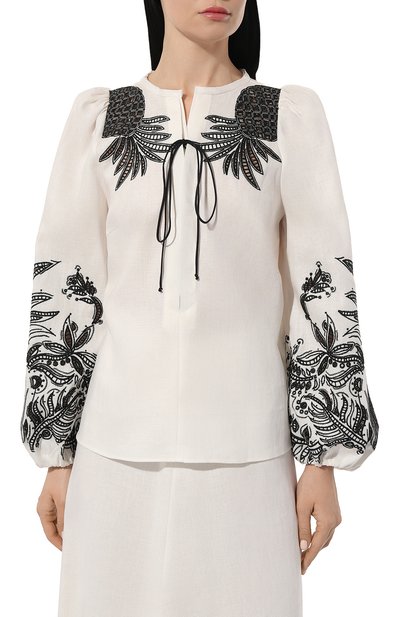 Льняная блузка DOROTHEE SCHUMACHER, арт. 548806, фото 3