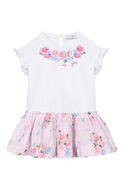 Хлопковое платье MONNALISA, арт. 31G901