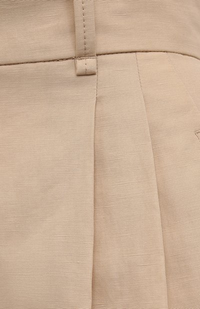 Шорты изо льна и хлопка CHLOÉ, арт. CHC21ASH68045, фото 5