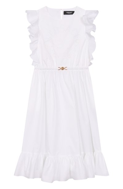 Хлопковое платье VERSACE, арт. 1018151/1A13100/8A-14A