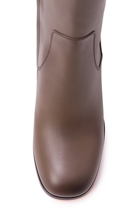 Кожаные сапоги Santoni WSNG71746HI3NDYL Коричневый  WSNG71746HI3NDYL Фото 6