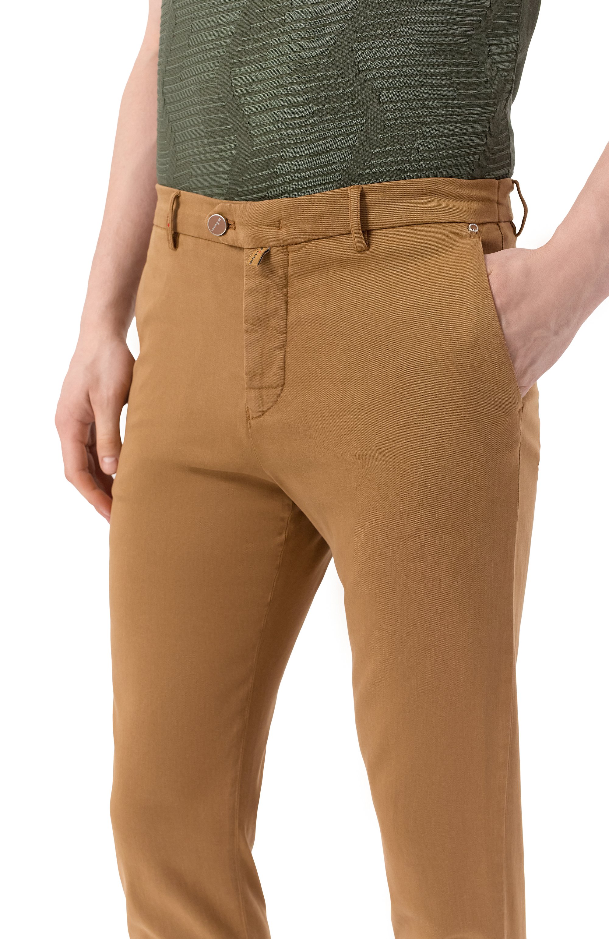 Брюки из лиоцелла KITON, арт. UFPPEK0606F07, фото 5