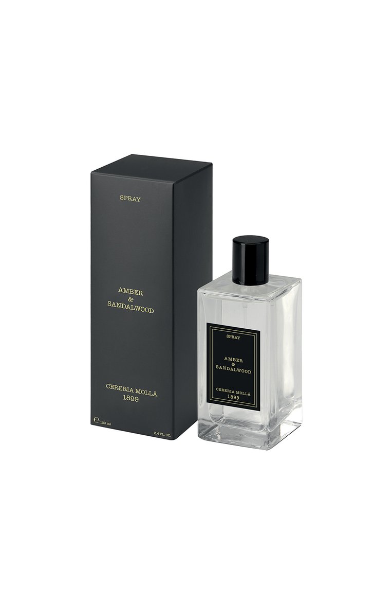 Спрей для дома amber & sandalwood (100ml) CERERIA MOLLA 1899 бесцветного цвета, арт. 8424405012178 | Фото 1 (Нос: Не проставлено; Региональные ограничения белый список (Axapta Mercury): Не проставлено; Ограничения доставки: flammable)