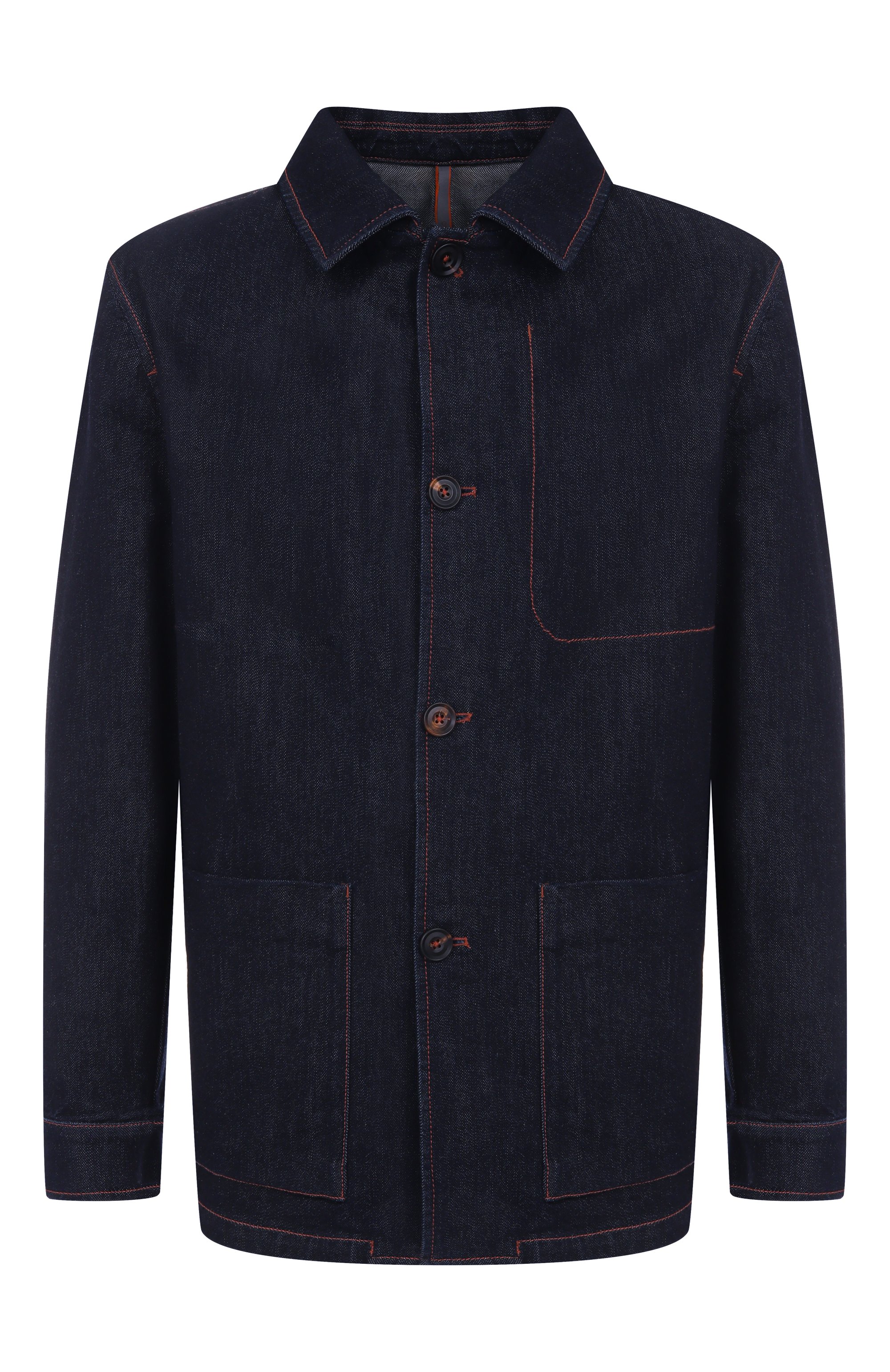 Джинсовый пиджак CORNELIANI, арт. 26X5C1-2620123, фото 1