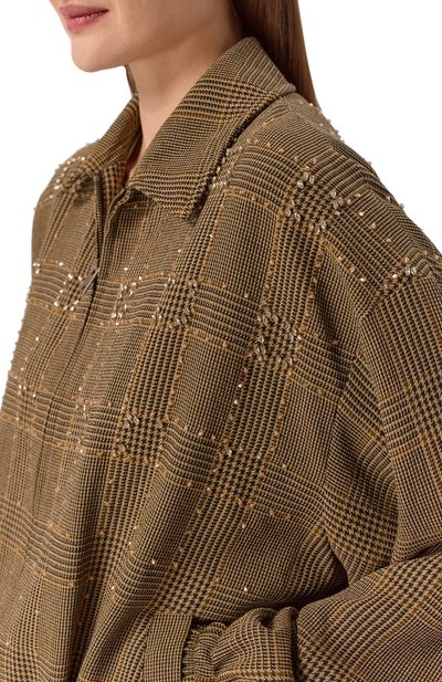 Шерстяной бомбер GOLDEN GOOSE DELUXE BRAND, арт. GWP02320.P002095, фото 5