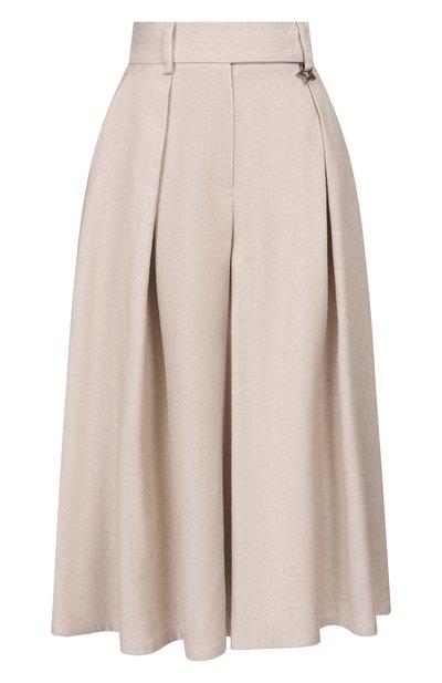 Женские кюлоты изо льна и вискозы LORENA ANTONIAZZI, арт. P2639PA46A/5154