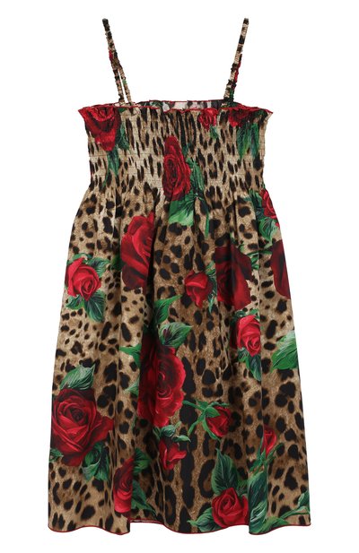 Хлопковый сарафан на тонких бретельках DOLCE & GABBANA, арт. L5JD0G/HS5CM/8-14, фото 2
