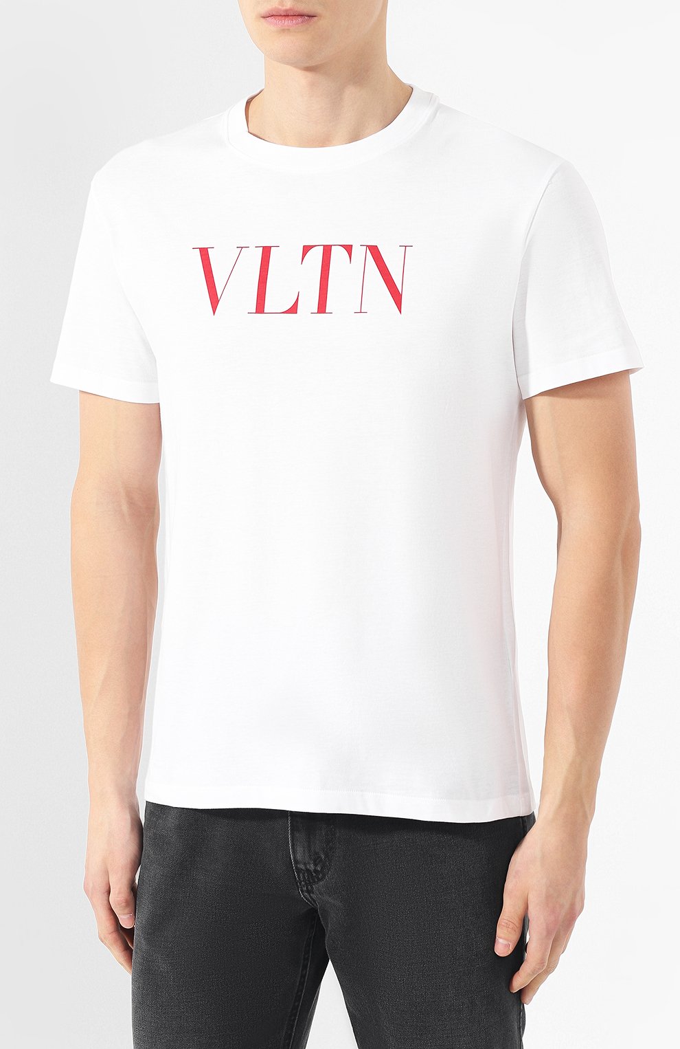 Хлопковая футболка VALENTINO, арт. RV3MG10V3LE, фото 3