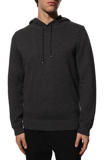 Худи из хлопка и шерсти BOSS, арт. 50482648, фото 3