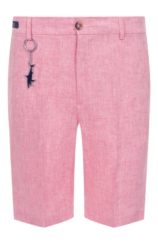 Льняные шорты Paul&Shark 25414042 Розовый 25414042