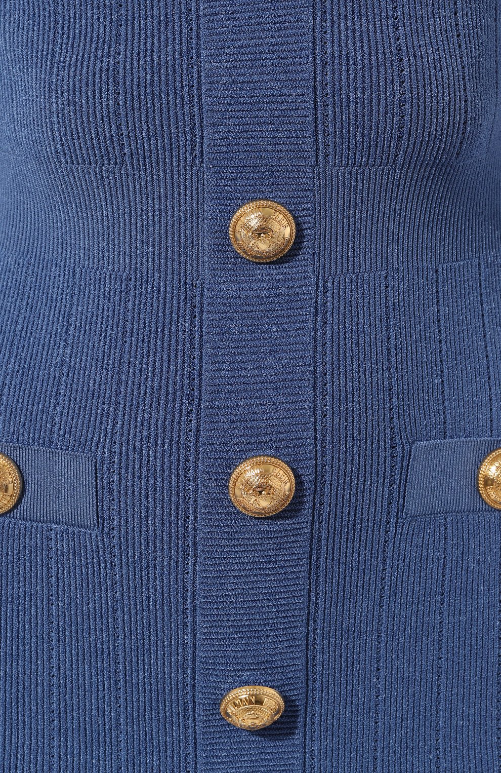 Платье из вискозы BALMAIN, арт. AF0R8398KE17, фото 5