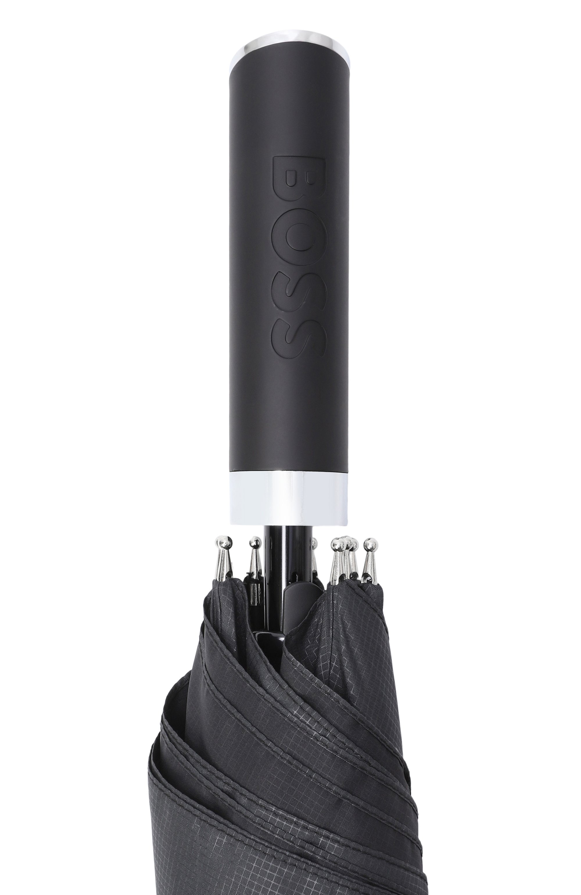 Зонт-трость BOSS черного цвета по цене 16750 руб., арт. HB0M00067P, фото 5 Зонт-трость BOSS, арт. HB0M00067P, фото 5