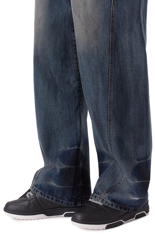 Кожаные кеды Out of Office Off-White 0MIA189F25LEA006 Чёрный  0MIA189F25LEA006 Фото 3