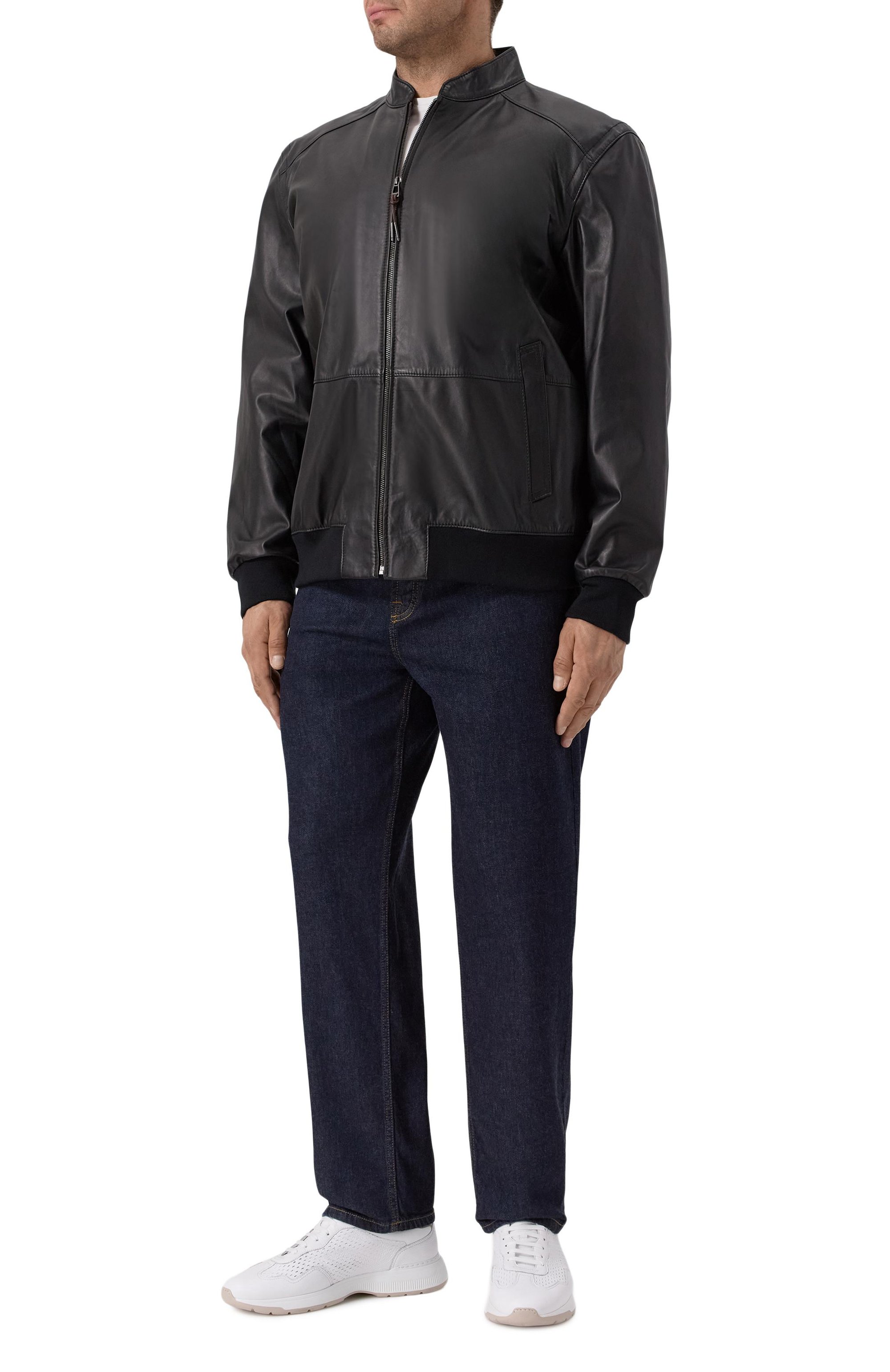 Кожаный бомбер WINDSOR, арт. B0RELL03-L/1300145/66, фото 2