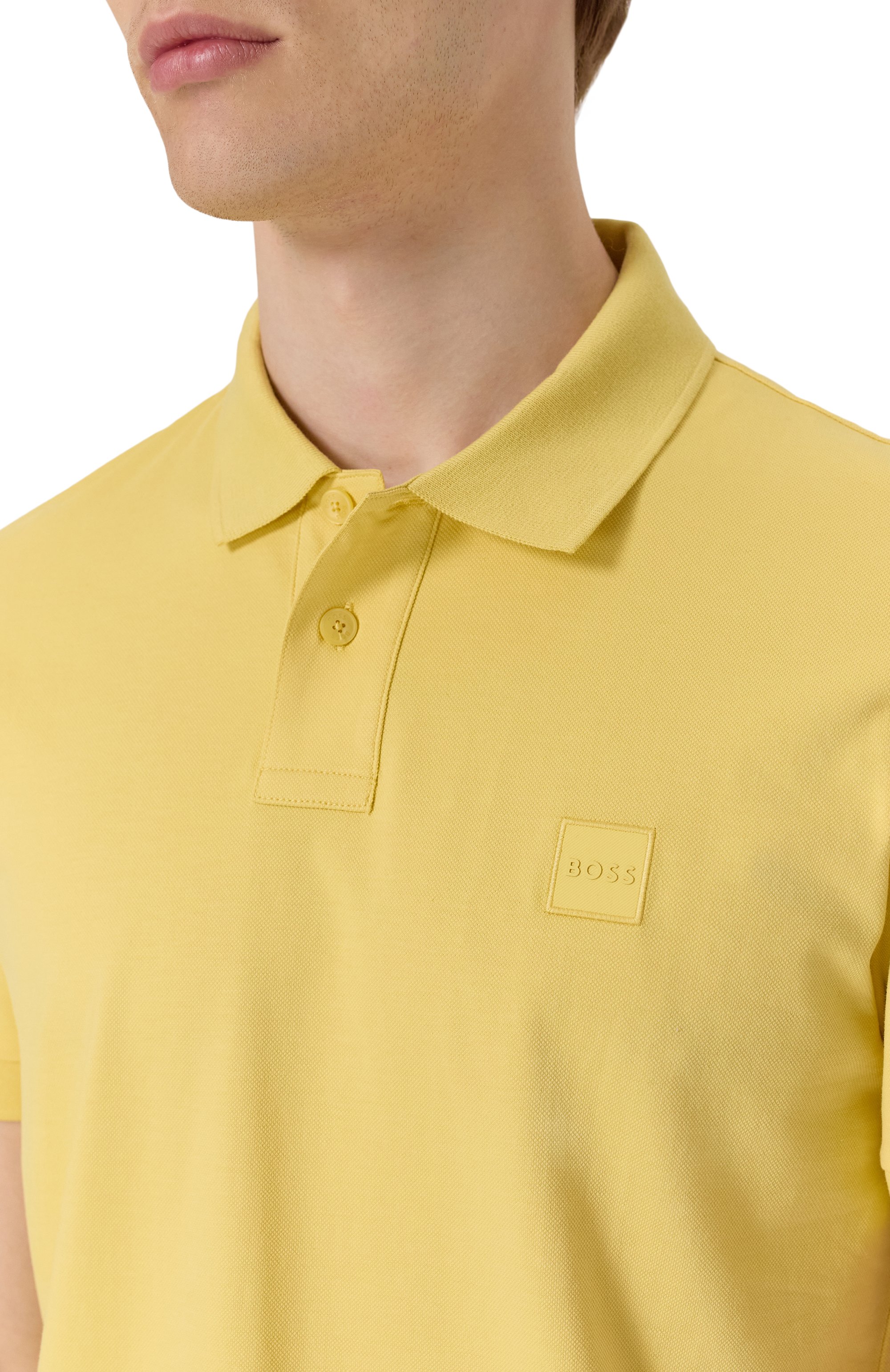 Хлопковое поло BOSS ORANGE, арт. 50507803, фото 5