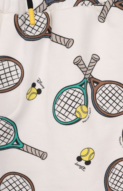 Хлопковые шорты MARC JACOBS (THE) молочного цвета по цене 11950 руб., арт. W60782, фото 3 Хлопковые шорты MARC JACOBS (THE), арт. W60782, фото 3