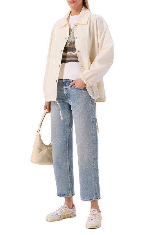 Комбинированные кеды Bonnie-D Premiata B0NNIED/VAR 8039 Кремовый  B0NNIED/VAR 8039 Фото 3