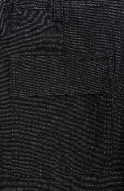 Брюки из хлопка и вискозы BRUNELLO CUCINELLI, арт. BB148P651C, фото 3