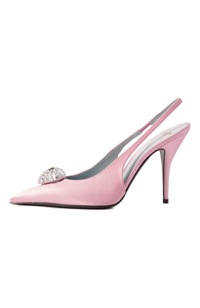 Атласные туфли coeur royal 100 VALENTINO розового цвета по цене 129500 руб., арт. 9W2S0PR9/YIP, фото 4 Атласные туфли coeur royal 100 VALENTINO, арт. 9W2S0PR9/YIP, фото 4