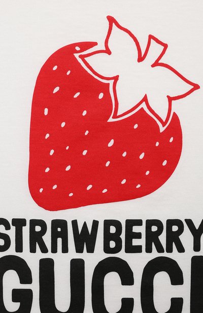 Хлопковая футболка GUCCI, арт. 609675/XJD25, фото 3