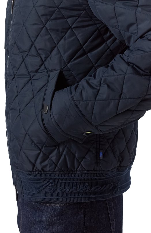 Утепленный бомбер Burberry 8110186 Синий  8110186 Фото 5
