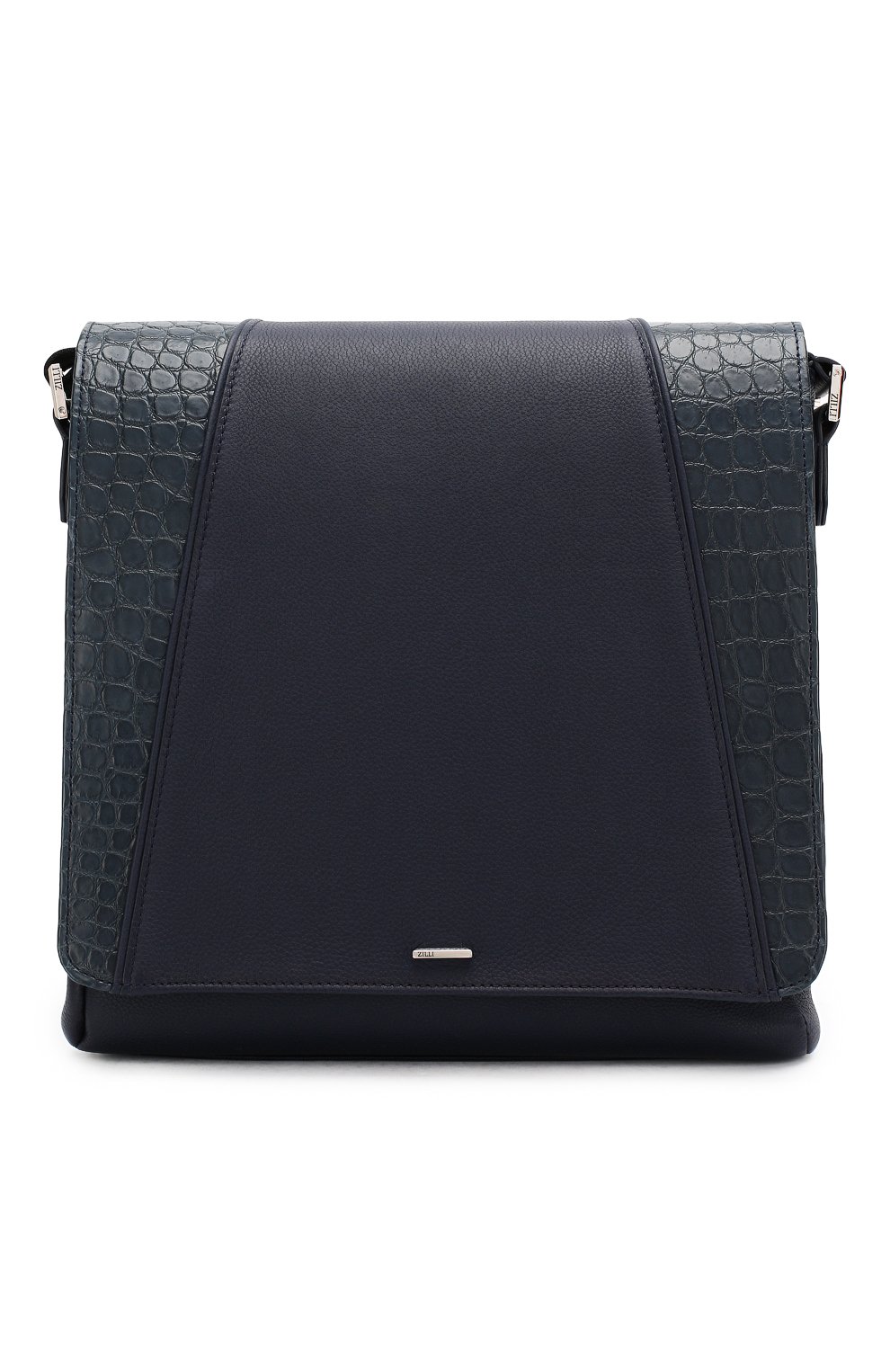 Сумка с отделкой из кожи крокодила ZILLI, арт. MJL-0BM10-A0490/0001/CP0R, фото 1