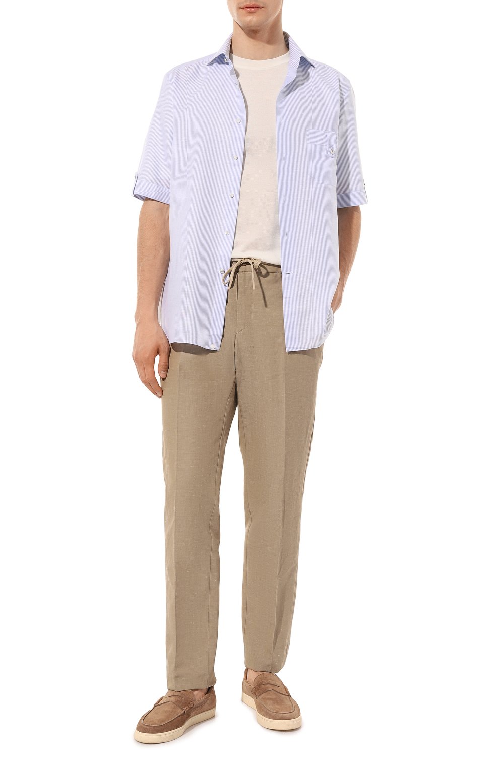 Рубашка из хлопка и льна STEFANO RICCI, арт. MC006730/R2560, фото 2