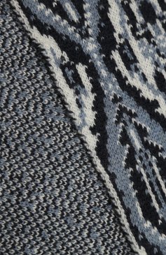 Детский шерстяной шарф ETRO синего цвета, арт. GV0Q03 | Фото 2 (Нос: Не проставлено; Материал: Текстиль, Шерсть)