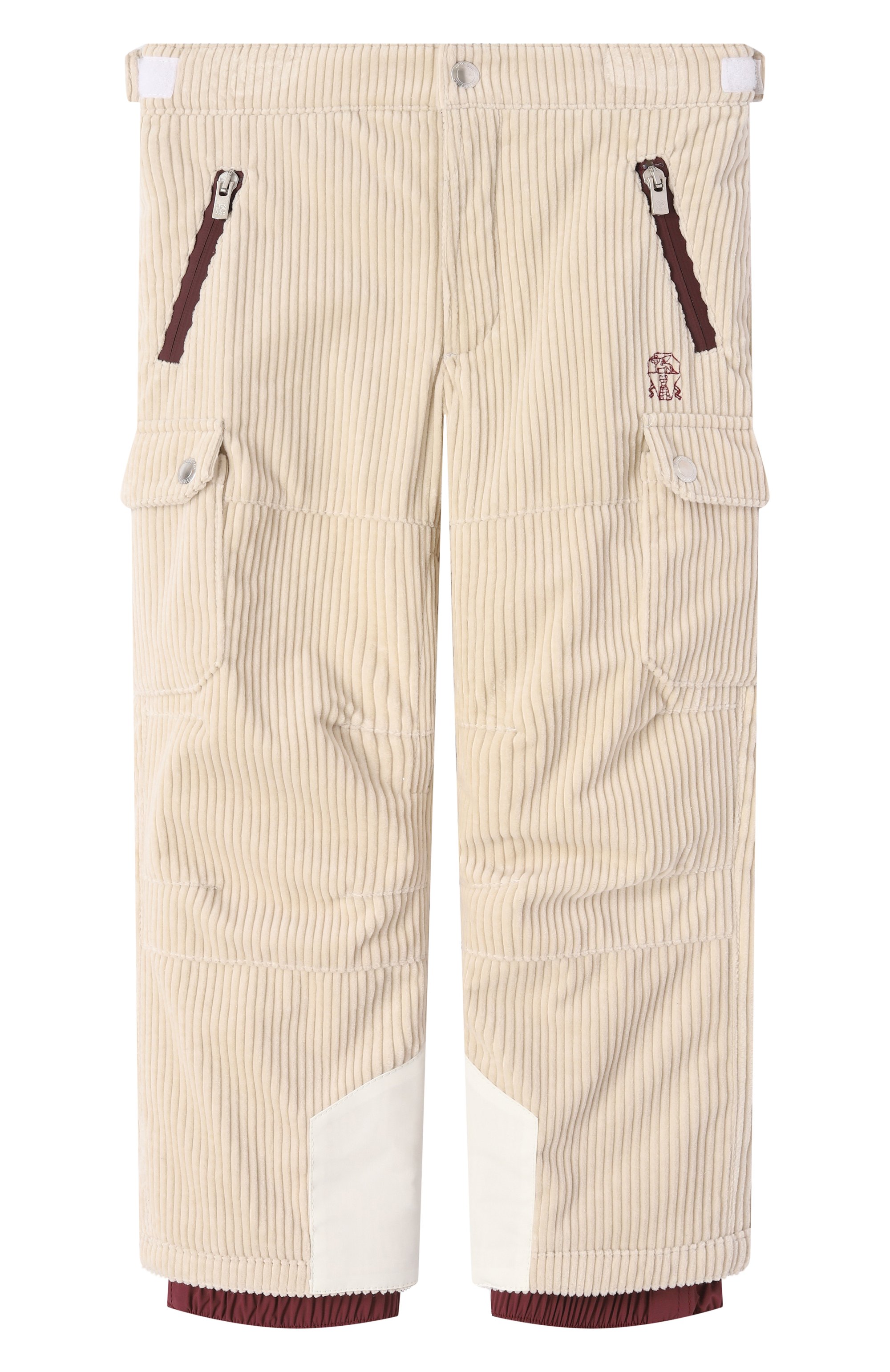 Вельветовые брюки-карго BRUNELLO CUCINELLI кремового цвета по цене 244000 руб., арт. B408ME999C, фото 1 Вельветовые брюки-карго BRUNELLO CUCINELLI, арт. B408ME999C, фото 1