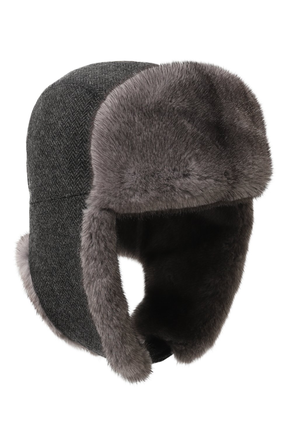 Шапка-ушанка с отделкой из меха норки VICTORIA KUSENKOVA, арт. 338700644159, фото 5