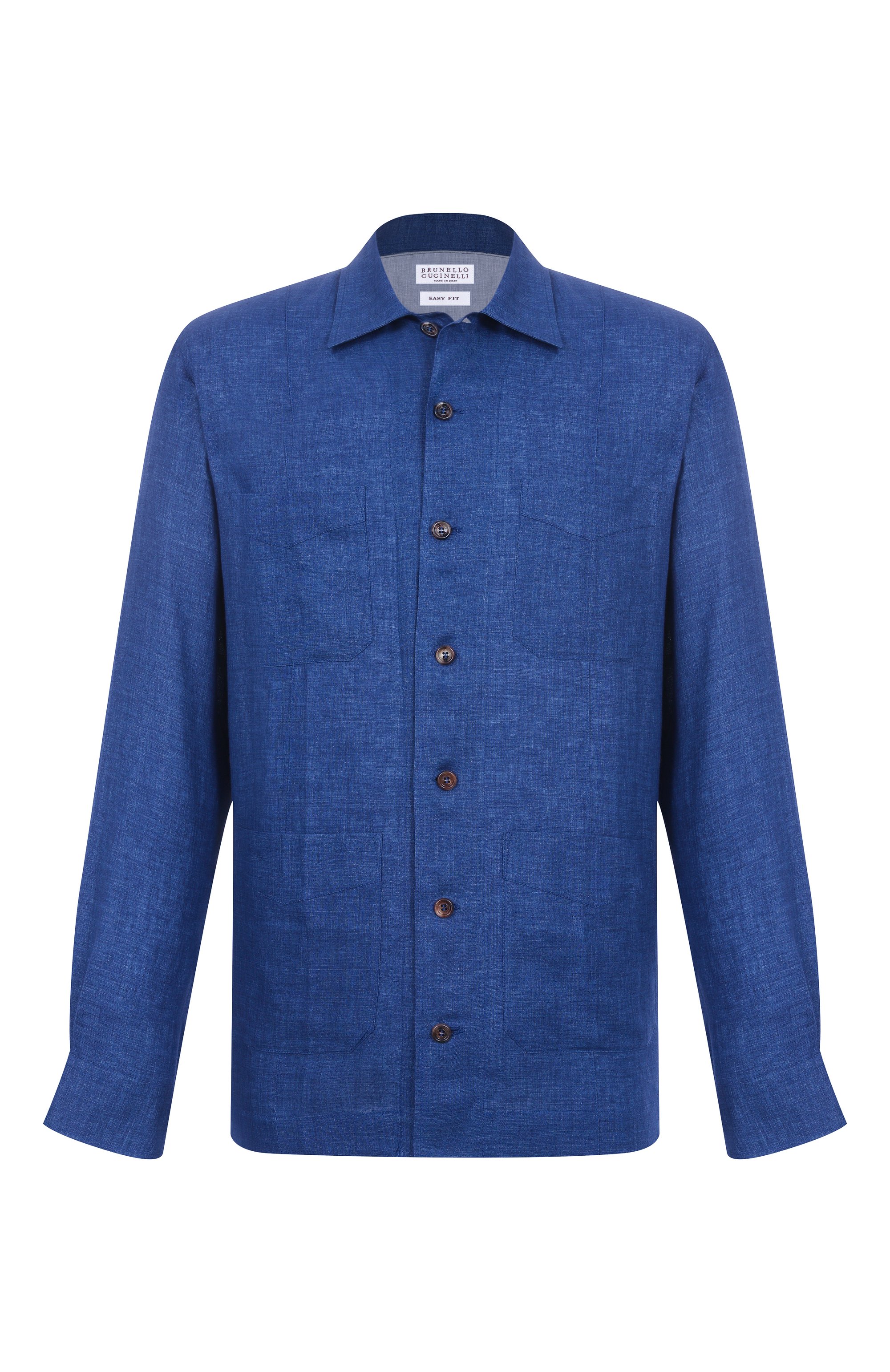 Льняная рубашка BRUNELLO CUCINELLI, арт. MM6950648, фото 1